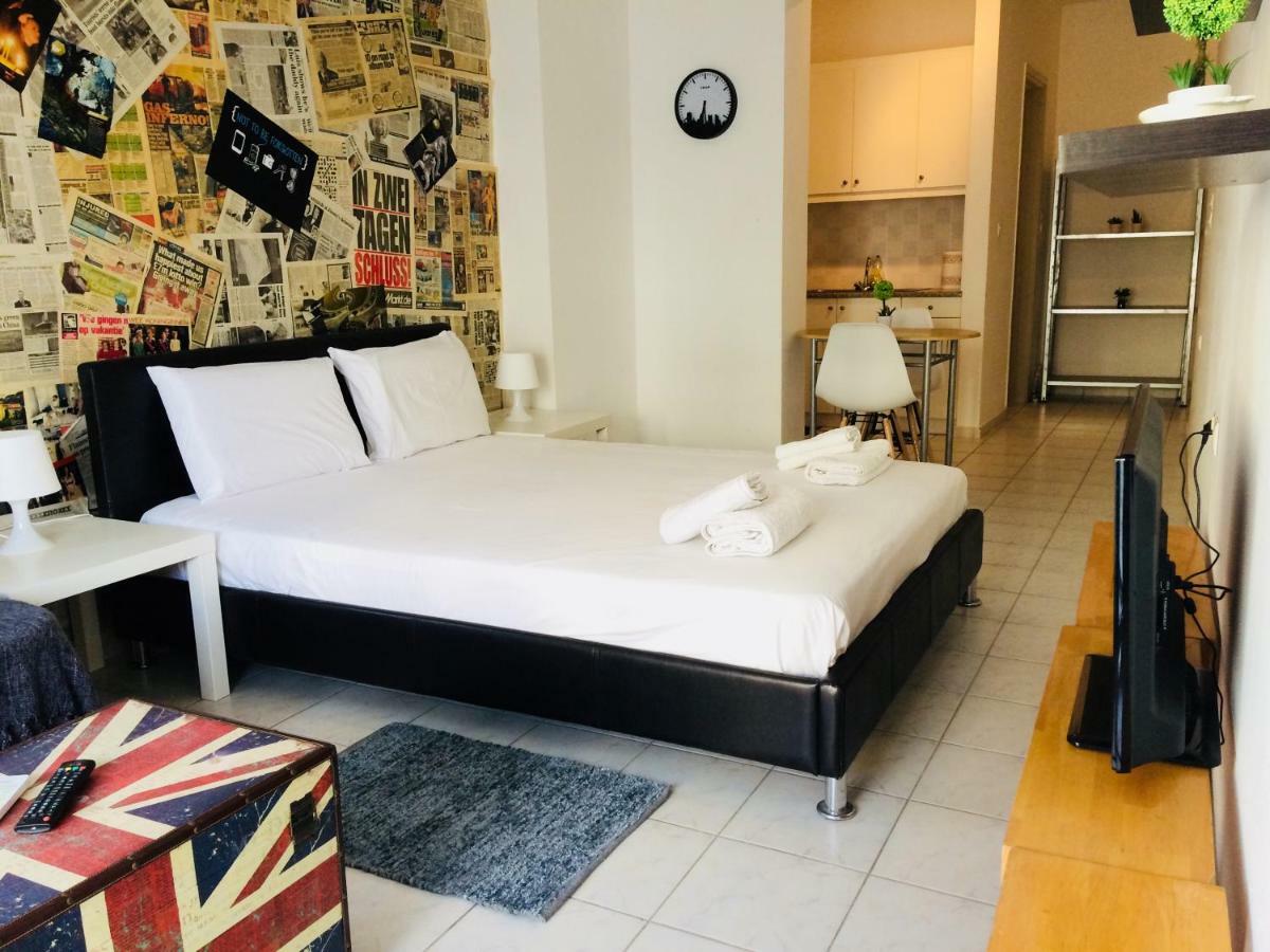 Апартаменты Korona Βeach Αpartments Ретимно Экстерьер фото